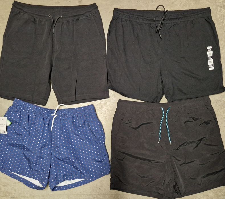 Calções de treino de banho ou turismo novos por estrear algodão. 
Fabr