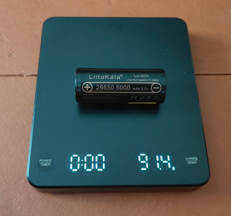 Акумулятор 26650 LiitoKala Lii-50A 5000mAh 20A Li-ion Нові Оригінал