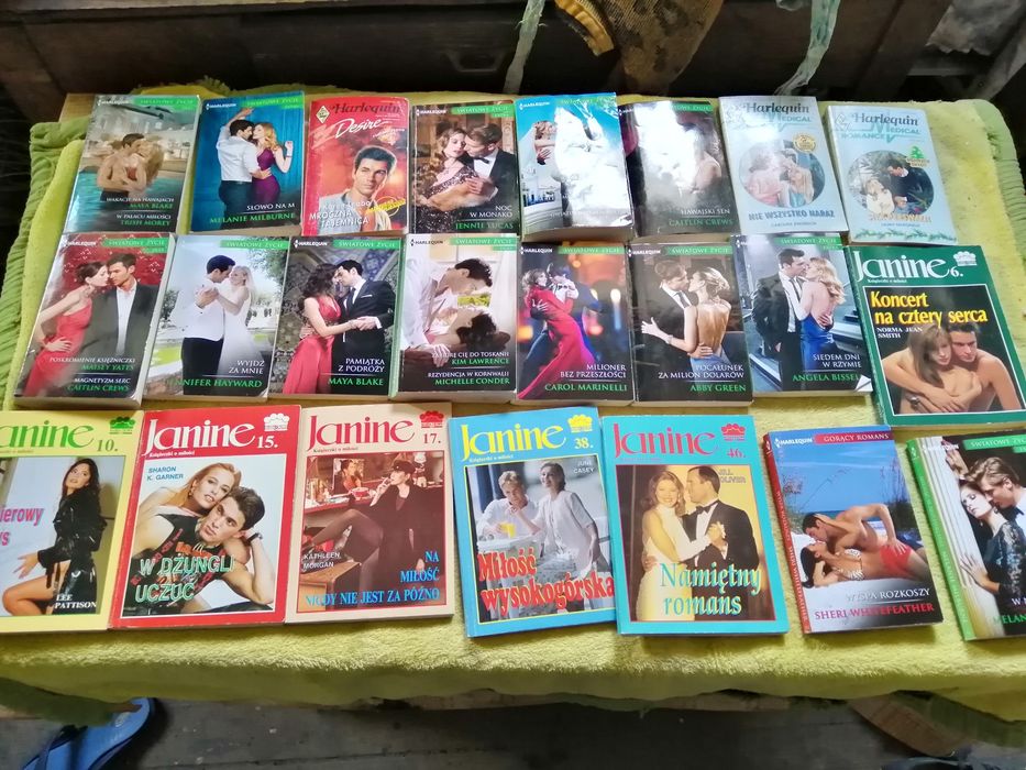 Książki harleqin 68 szt.