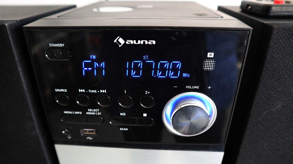 Новый Музыкальный центр Auna MC-40 DAB, FM/DAB+, Bluetooth, CD, USB, пульт