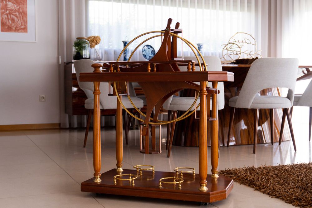 Garrafeira Móvel - madeira de cerejeira