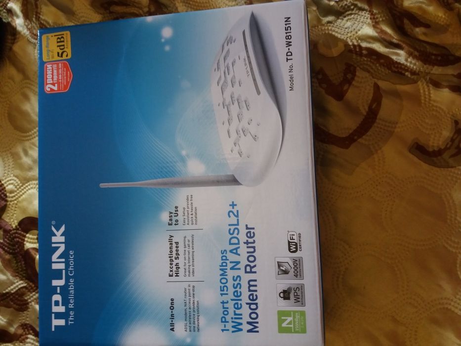 Модем TD-W8151N в коробке
