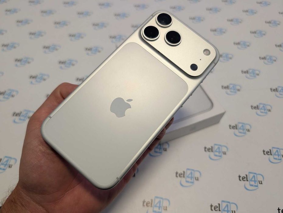 Tel4u iPhone 17 Pro Max 256GB nev 100% Silver Długa35