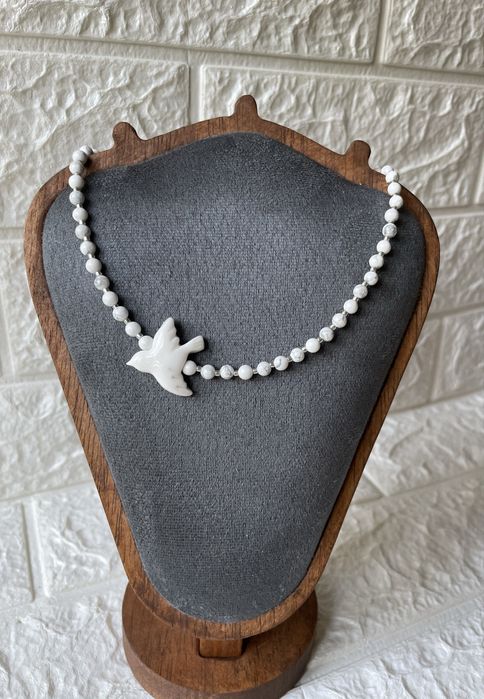 Намисто з кахалонгу з горлицею