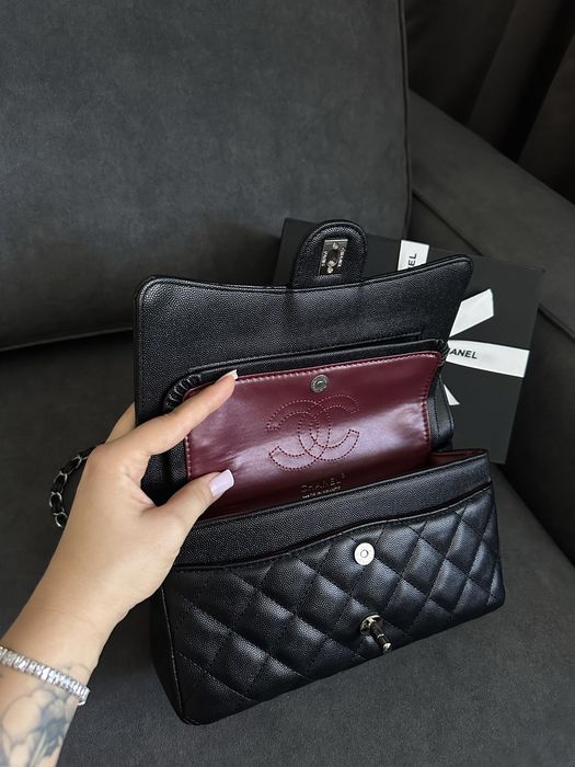 Сумка шкіряна Chanel Classic 2.55 Medium Double Flap, шанель