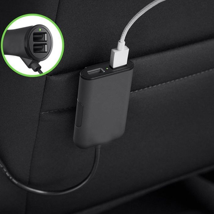 (NOVO) Carregador Auto 12V/24V - 4 Portas USB 5V 2,4A