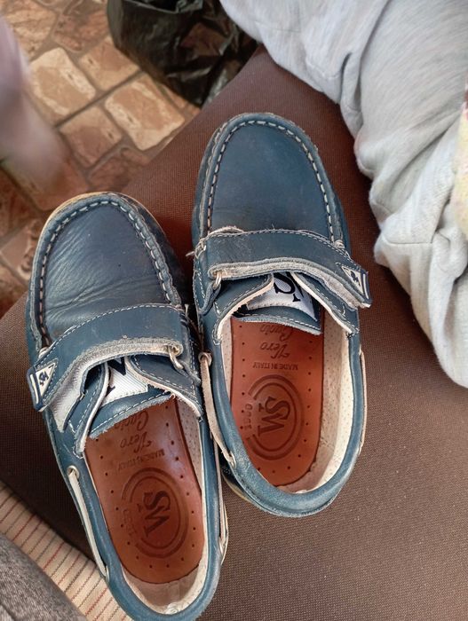 Фірмові італійські туфлі для хлопчика 30 розмір шкіра