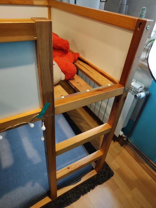 Łóżko  piętrowe IKEA KURA