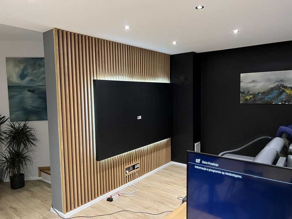 Lamele Fornirowane DĄB na Ściankę działową  WYSYŁKA GRATIS