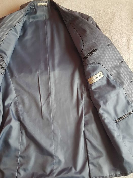 Костюм чоловічий LARDINI ( Італія) на високий зріст 52 розм в полоску