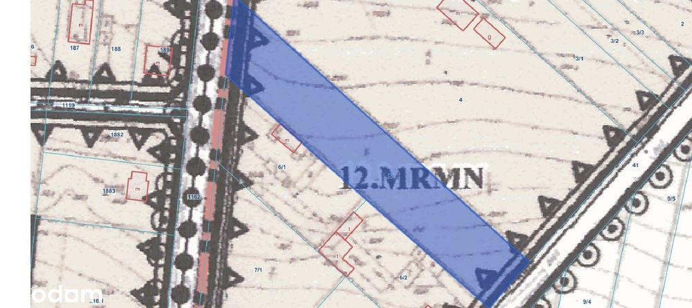 Działka budowlana 4520m² z mediami – pohled 6