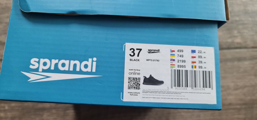 Sneakersy młodzieżowe Sprandi r. 37