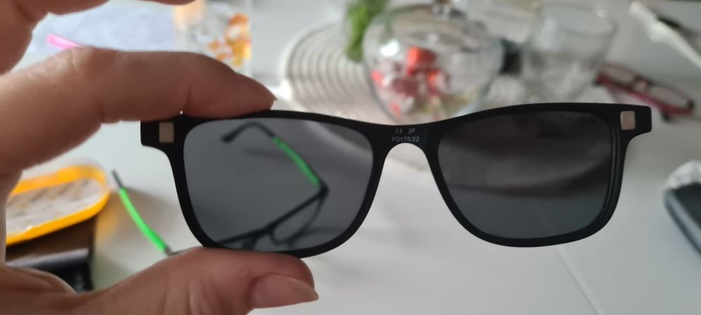 Okulary korekcyjne z nakładką