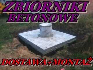 Zbiornik betonowy na szambo.