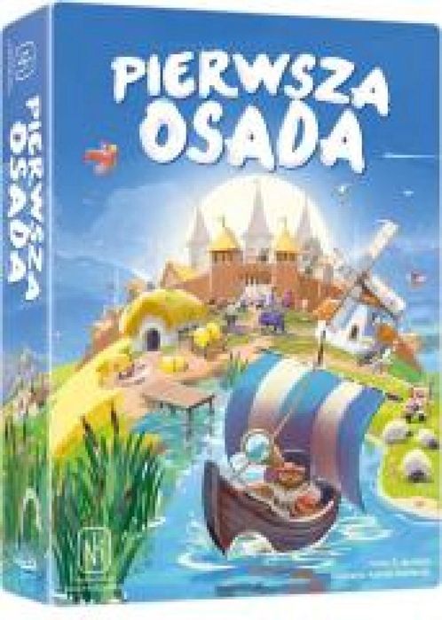 Pierwsza osada Nasza Księgarnia ,135x41 mm