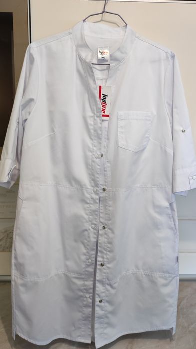 Медичний халат Невада Білий, 3/4