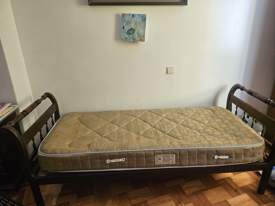 Canapé/cama em pau santo antiguidade