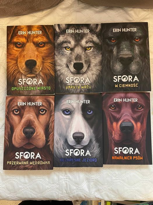 seria "Sfora" Erin Hunter 6 książek