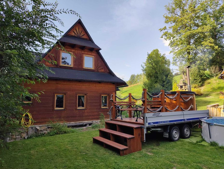 Góralska Osada NA WYŁĄCZNOŚĆ 26os - imprezy firmowe, urodziny, kawalerskie, domek w górach, noclegi Zakopane, domek z jacuzzi, domek do wynajęcia.