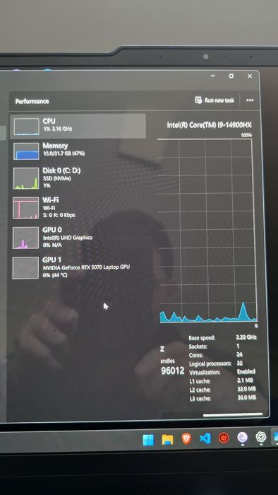 Lenovo Legion RTX 5070 i9 14900HX 32GB RAM (Garantia e Seguro)