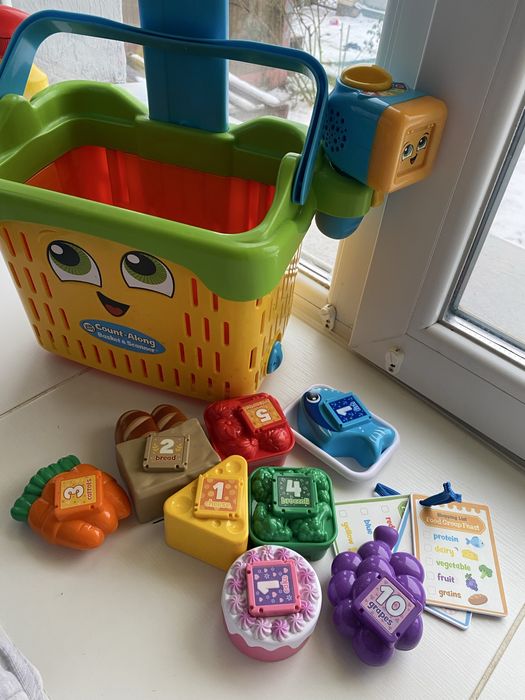 Розвиваючий інтерактивний набір LeapFrog "Кошик та сканер"