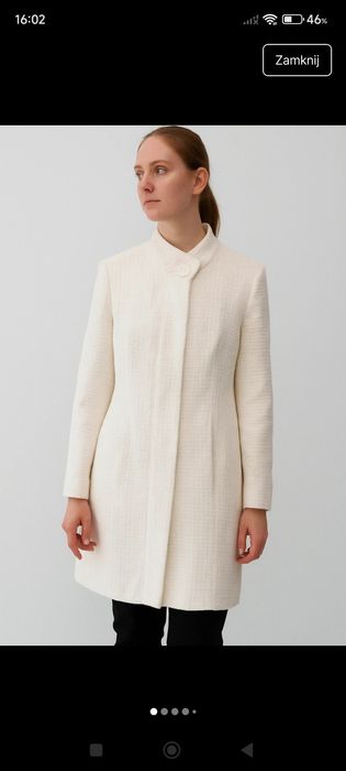 Płaszczyk wiosenny na podszewce