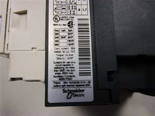 Stycznik Telemecanique LC1D38P7