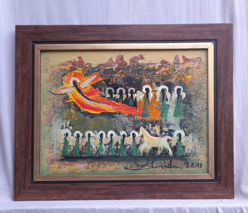 obraz na płycie, 51x41 cm , z ramą