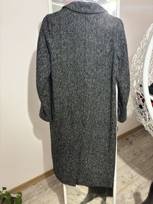 Пальто осінь, Zara, S, колір темносірий