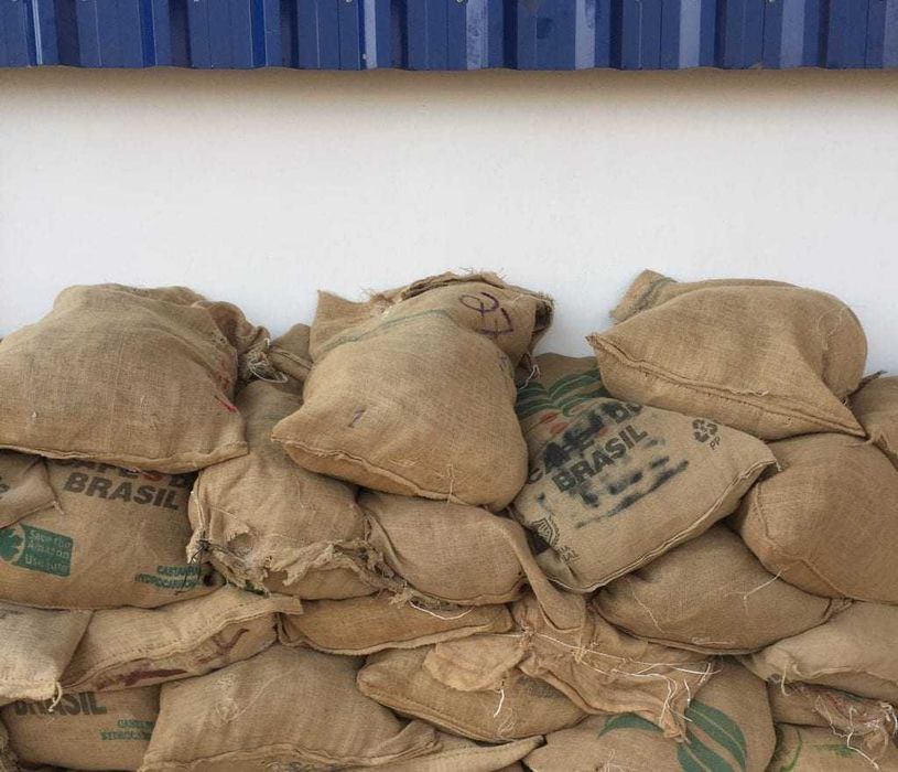 Sacas transporte café