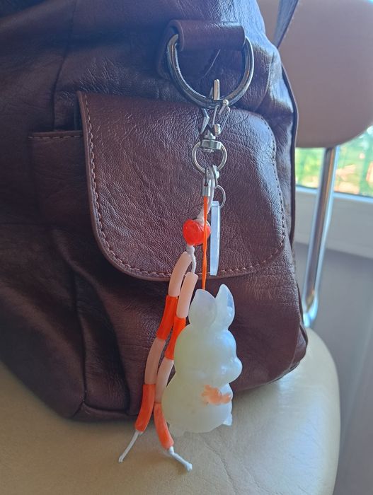 Bag charm artesanal coelhinha