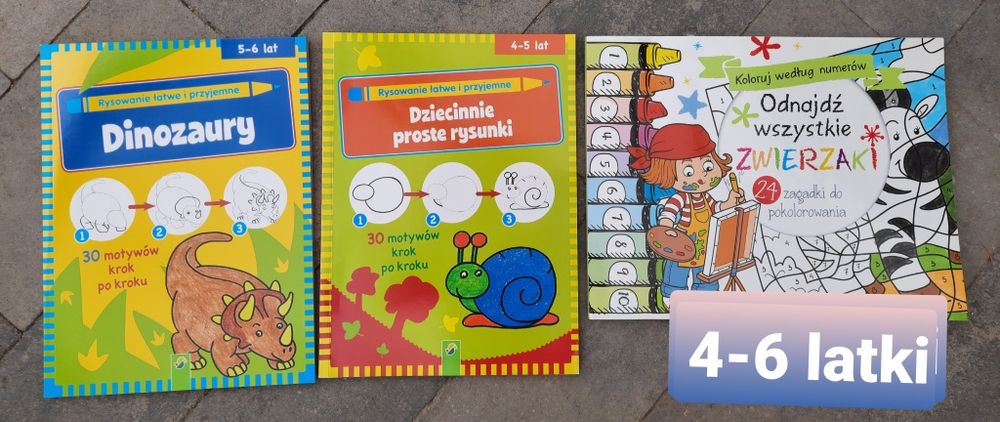 Książki do nauki rysowania 4-6 latki