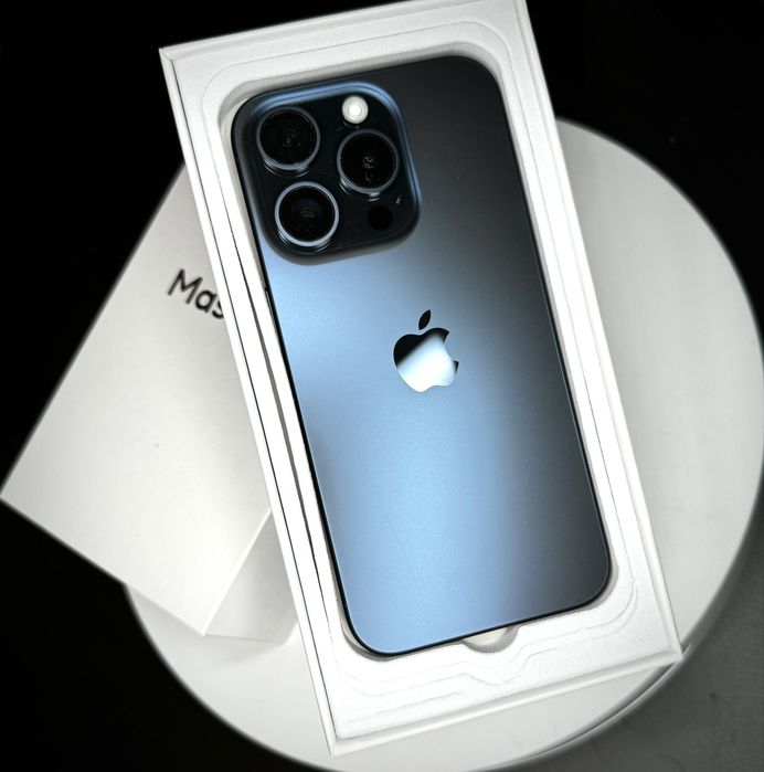 Apple iphone 15 Pro 128gb blue jak nowy 93% bat 6msc gwar