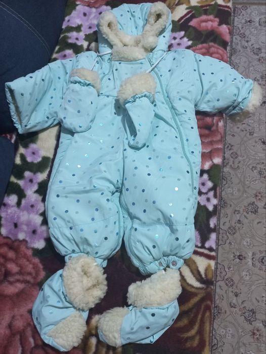 Детский зимний комбинезон на меху