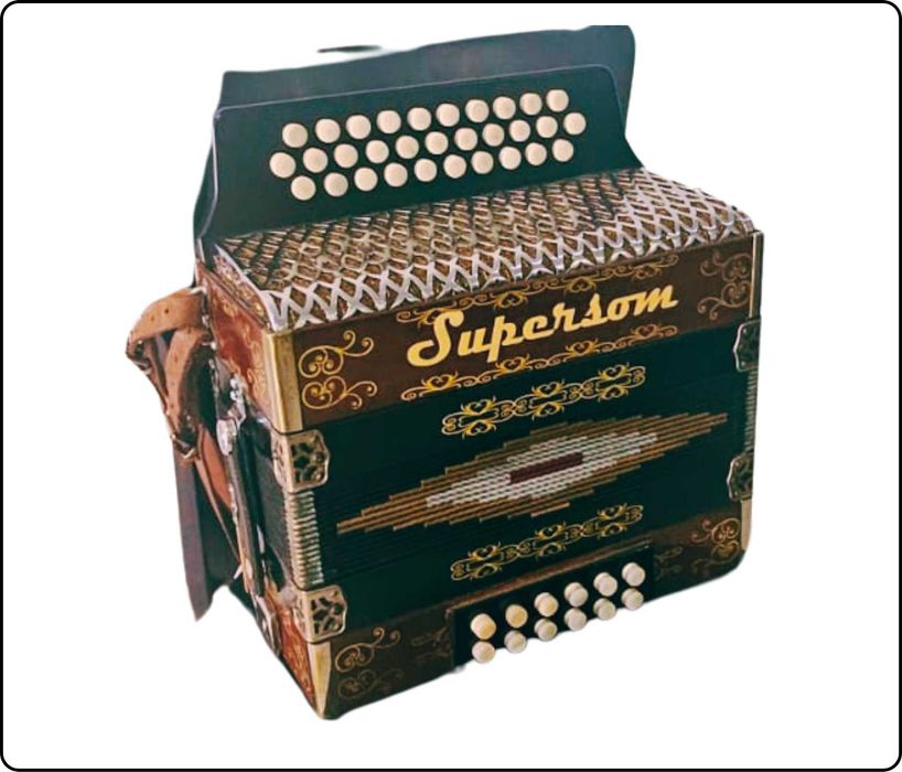 Concertina Supersom Castanha - 2ª Voz - Sol