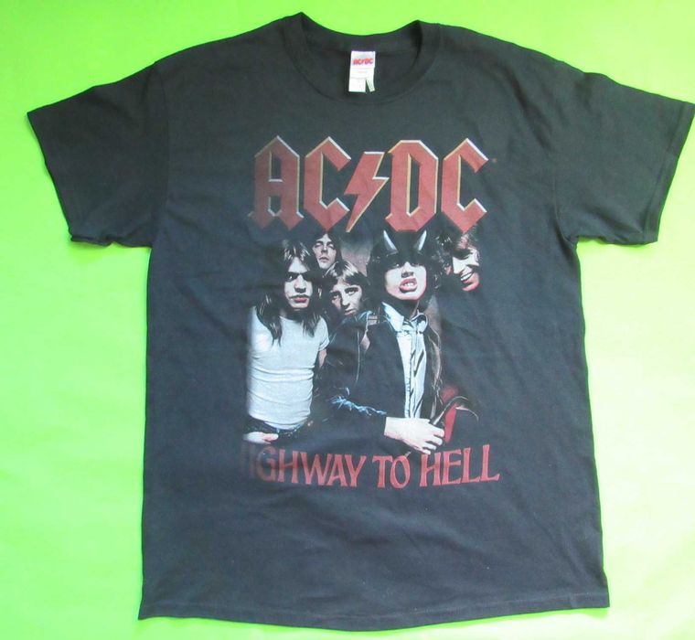 AC/DC Highway to Hell Hard Rock ORYGINAL męski T SHIRT L