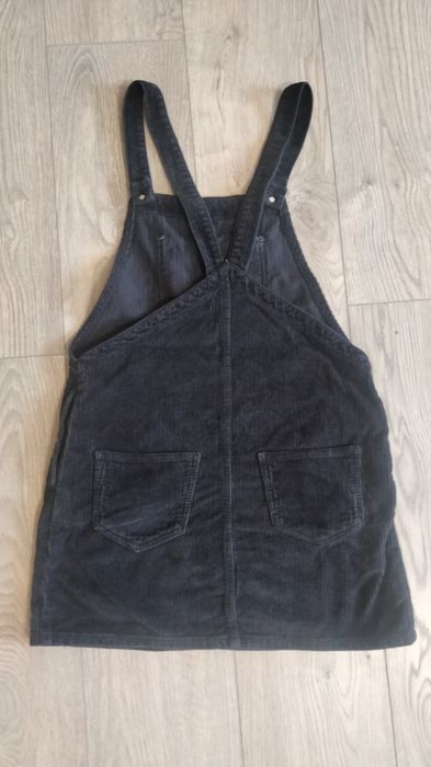 Сарафан Topshop moto темно синий вельветовый