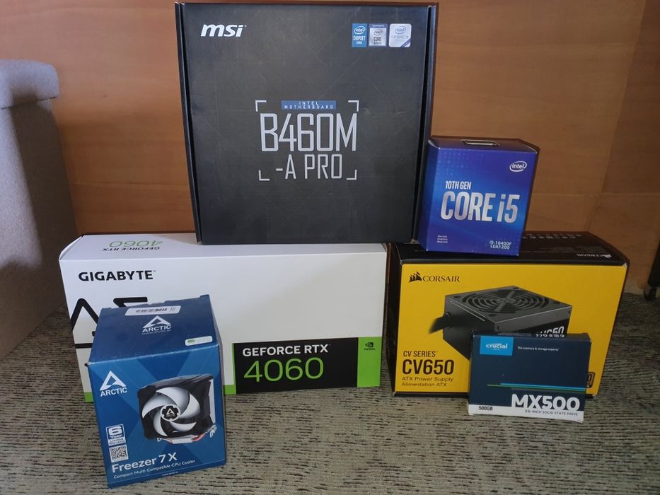 PC com RTX 4060 8GB | i5 10400F | 16GB RAM | SSD + HDD | Windows