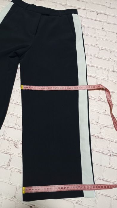 Брюки кюлоти michael kors contrast stripe wide-leg pants сині р. 158