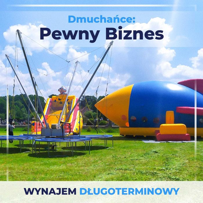 Wynajem długoterminowy Dmuchańce Zjeżdżalnia Zamek dmuchany Dmuchaniec