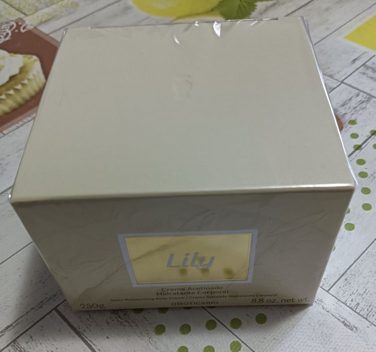 Creme acetinado Lily Boticário