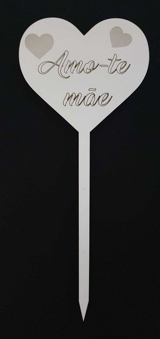 Topper para bolos, ramos flores