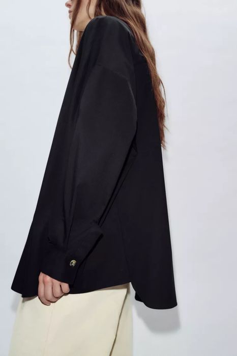 Сорочка поплінова Zara, нова колекція S,M