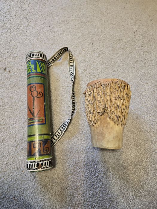 Instrumenty afrykańskie, bęben afrykański plemienny