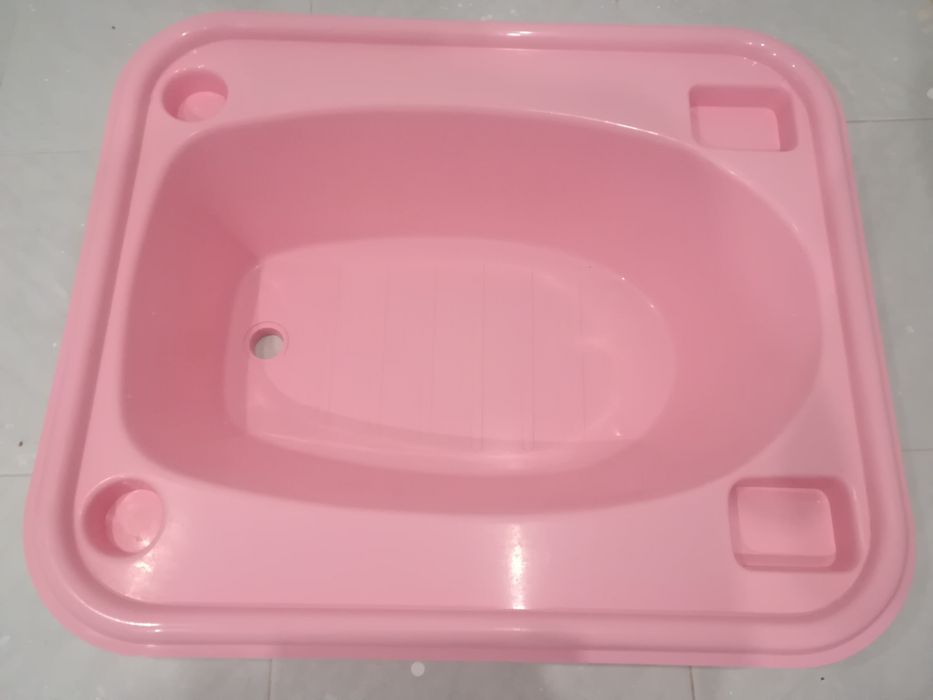 Banheira Rosa de bebé
