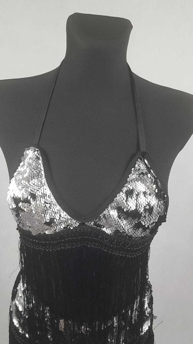 Top cekiny/chusta na biodra taniec brzucha