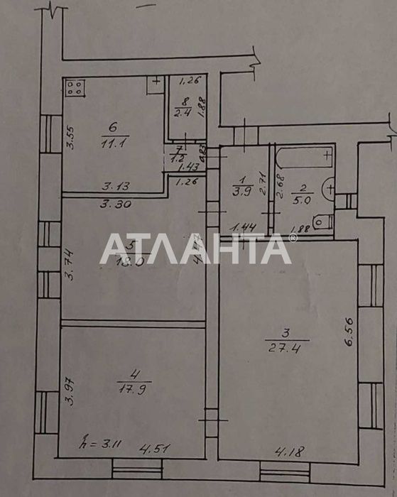 3-кімнатна квартира за адресою Куликове поле пл. (площа 86,9 м²) - Atlanta.ua - фото 19