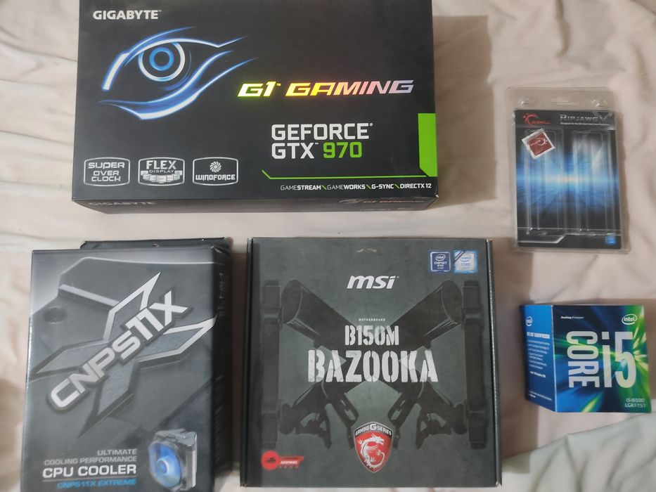 PC gaming i5 6500+b150m+gtx 970+ddr4 16gb+cooler cnps11X