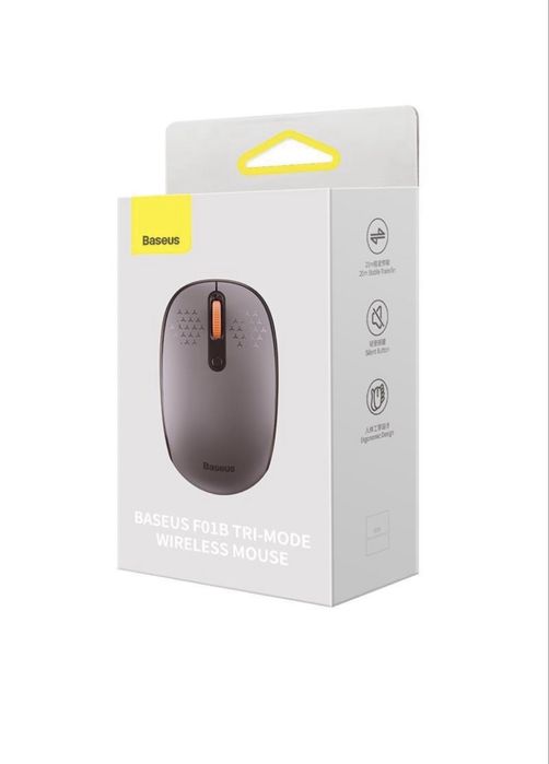 Бездротова миша Baseus F01B Tri-Mode (Bluetooth + 2.4G) Безшумна