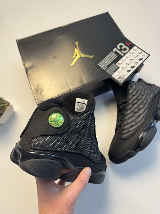 Кросівки Nike Jordan 13 Black Cat Retro • Джордан 13 41 розмір